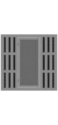 DIFFUSORI DI MANDATA E RIPRESA CON GETTI REGOLABILI E PLENUM MULTIFUNZIONE