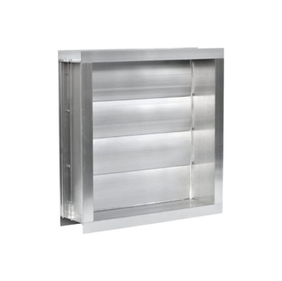 ALUMINIUM OVERPRESSURE DAMPERS 100 mm PITCH