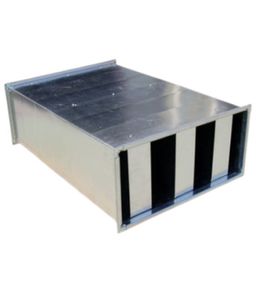 SOUND ATTENUATORS SPLITTERS 100mm